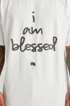 I am Blessed Tee: Off-White